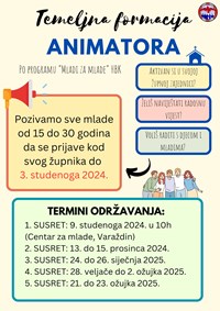 Kreće novi ciklus Temeljne formacije animatora u našoj biskupiji